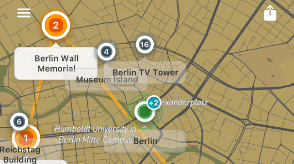 Your route, at a glance